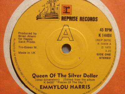EMMYLOU HARRIS - IF I COULD ONLY...(1975/Reprise/UK) - VINIL/&amp;quot;7 Single/Impecabil foto