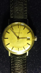 REDUCERE - Ceas Aur - 14 K - Dugena - Swiss Made - produs anii 60 -70 - SUPERB foto