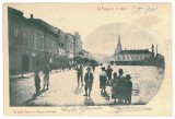 3478 - SIGHET, Maramures, Market - old postcard - used - 1901, Circulata, Printata