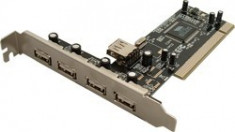 PCI Card USB 2.0 de mare viteza cu 5 porturi YPI002 foto