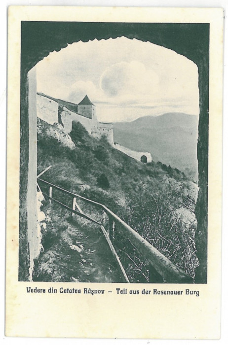 3456 - RASNOV, Brasov, Cetatea - old postcard - unused