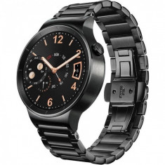 Smartwatch Huawei Watch W1 Steel Black 42MM Black Link Strap foto