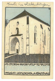 3485 - TURDA, Cluj, Reformed Church - old postcard - used - 1932, Circulata, Printata