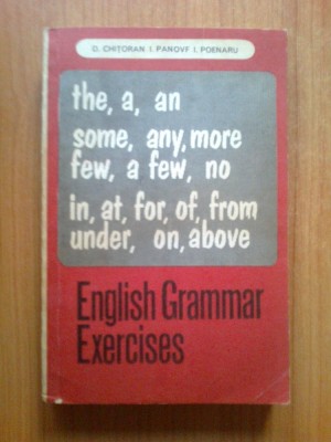 w1 English Grammar Exercises - D. Chitoran, I. Panovf, I. Poenaru foto