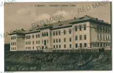 3487 - TURNU-SEVERIN, High School - old postcard - unused foto