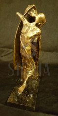 SCULPTURA ION IANCUT &amp;quot; FIUL RISIPITOR &amp;quot; ( bronz- lucrare de atelier !! ) foto