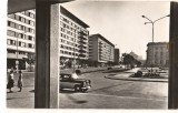 CPI (B7317) CARTE POSTALA - BUCURESTI. VEDERE DIN PIATA PALATULUI R.P.R., 1962, Circulata, Fotografie