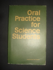 ORAL PRACTICE FOR SCIENCE STUDENTS foto