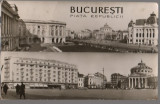 CPI (B7306) CARTE POSTALA - BUCURESTI. PIATA REPUBLICII, RPR, 1962, Circulata, Fotografie