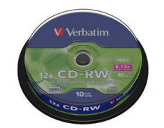 CD-RW VERBATIM 12X 700MB foto