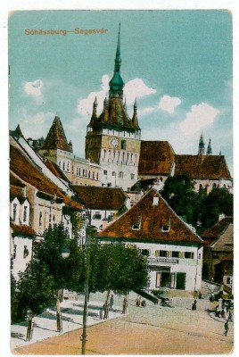 903 - Mures, SIGHISOARA - old postcard - used - 1922 foto