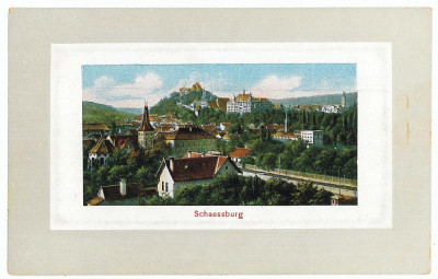 2176 - SIGHISOARA, Mures, Panorama - old postcard - unused foto