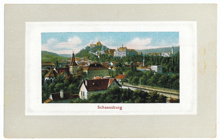 2176 - SIGHISOARA, Mures, Panorama - old postcard - unused