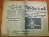 ziarul sport 15 aprilie 1972- foto cu dobrin pe prima pagina