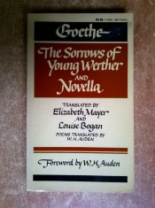 Goethe - The Sorrows of Young Werther and Novella foto