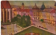 CPI (B7335) CARTE POSTALA - CLUJ. PIATA LIBERTATII, RPR