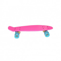 Penny Board - Pennyboard - 22 inch - Skateboard - Deck Roz - Roti Galbene foto