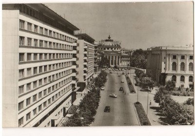 CPI (B7315) CARTE POSTALA - BUCURESTI. VEDERE SPRE ATENEU, 1967 foto