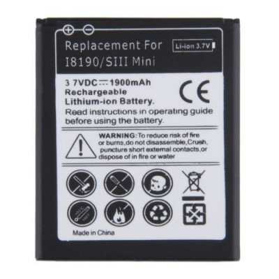 Baterie 1900 mAh pentru Samsung Galaxy S3 Mini i8190 + folie foto