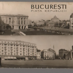 CPI (B7307) CARTE POSTALA - BUCURESTI. PIATA REPUBLICII, RPR