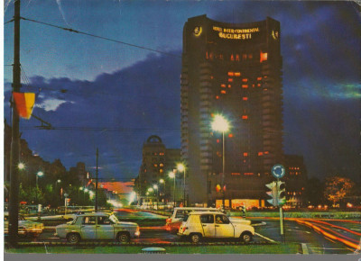 CPI (B7301) CARTE POSTALA - BUCURESTI. PIATA UNIVRSITATII, INTERCONTINENTAL foto