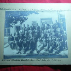 Fotografie cartonata - Membrii Consiliului Asociatiei Nivel Metru 1933 Bucuresti