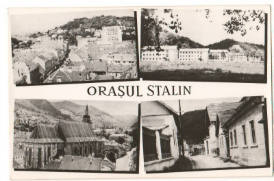 CPI (B7341) CARTE POSTALA - ORASUL STALIN. MOZAIC, RPR foto