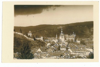 2111 - SIGHISOARA, Mures - old postcard, real PHOTO - unused foto