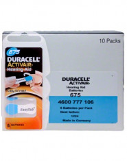 Baterie auditiva Duracell DA675 PR44 BLISTER 6 foto