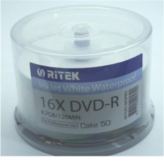 DVD-R Printabil Lucios Traxdata Blank 16x 4.7GB Waterproof Glossy Inkjet foto