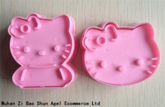 Forme decupatoare Hello Kitty martipan pasta zahar biscuiti decoratiune tort foto