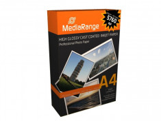 HARTIE FOTO A4 MEDIARANGE 220GSM GLOSSY INKJET 100COLI/TOP foto