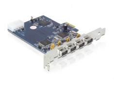 PCI EXPRESS CARD DUAL CHANNEL 2X2 FIREWIRE A DELOCK 89173 foto