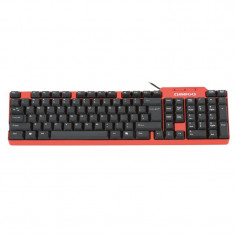 TASTATURA OMEGA OK08 QWERTY RED USB foto