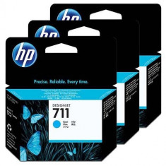 HP Set 3 Cartuse hp HPINK-CZ134A, Albastru foto