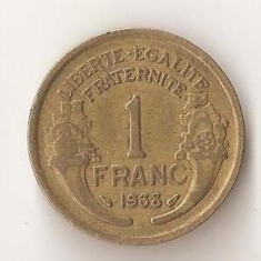 Moneda 1 franc 1938 - Franta foto