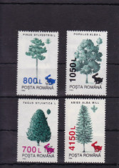 ROMANIA 1998 , LP 1456 , SPECII FORESTIERE 94 SUPRATIPAR FAUNA MNH foto