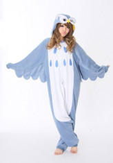 PJM30-48 Pijama intreaga kigurumi, model bufnita foto