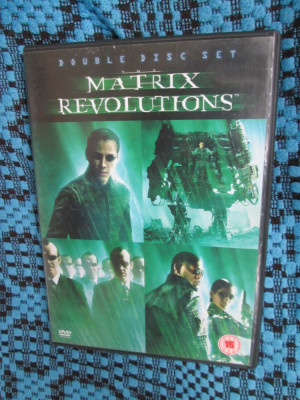 MATRIX REVOLUTIONS (2 DVD-uri cu KEANU REEVES - ORIGINALE!) foto
