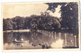 Sibiu Hermannstadt Lacul Dumbravii foto Fischer CP circulata 1941, Printata