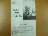 Kosa Huba Ferenc sculptura 70 ani catalog expozitie 1980 Korunk