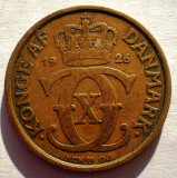 1.960 DANEMARCA CHRISTIAN X 1 KRONE 1926, Europa, Bronz-Aluminiu