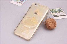 Husa iphone 6 hello kitty silicon gold foto