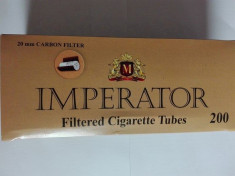 Tuburi tigari Imperator cu Carbon 200 buc /cutie pentru injectat tutun foto
