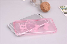 Husa iphone 6 hello kitty silicon roz foto