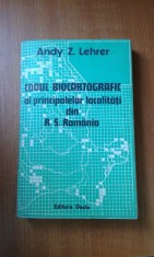 18095 ANDY Z. LEHRER - CODUL BIOCARTOGRAFIC foto