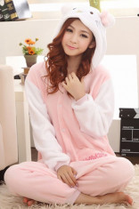 PJM8-225 Pijama kigurumi, tip salopeta, model Hello Kitty foto