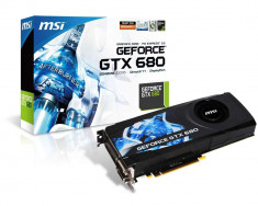 (Reducere) MSI NVidia GeForce GTX 680, 2GB GDDR5, PCI-E 3.0 foto