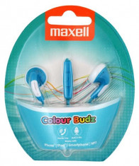 Casca Maxell stereo Colour Budz BLUE cu handsfree 303751.00.CN foto