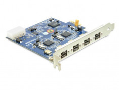 CONTROLER PCI E. CARD&amp;gt;DUAL CH. 2X2 FIREWIRE B DELOCK 89208 foto